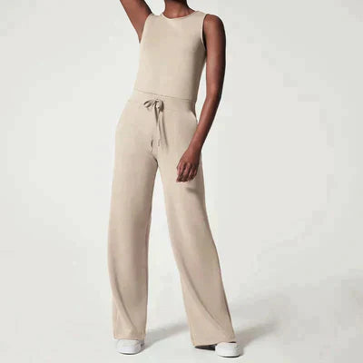 Lisa - Ärmelloses Jumpsuit mit Schnürung