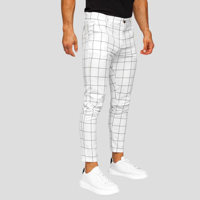 Mason - Moderne Slim-Fit-Karohose mit lässiger Eleganz