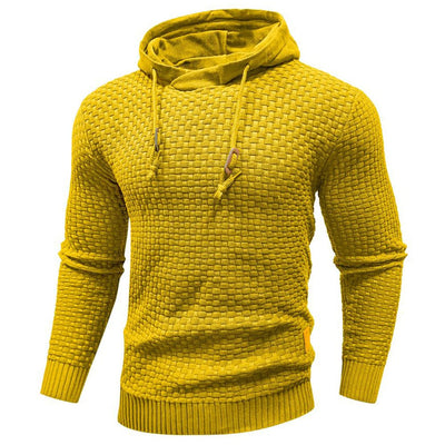 Ethan - Strukturierter Kapuzenpullover mit Kordelzugdetail