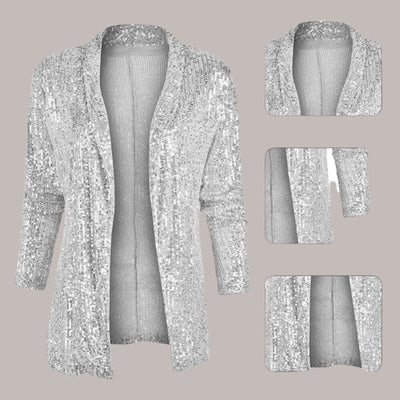 Bianca - Glitzerblazer mit entspannter Passform