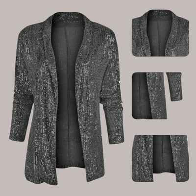 Bianca - Glitzerblazer mit entspannter Passform