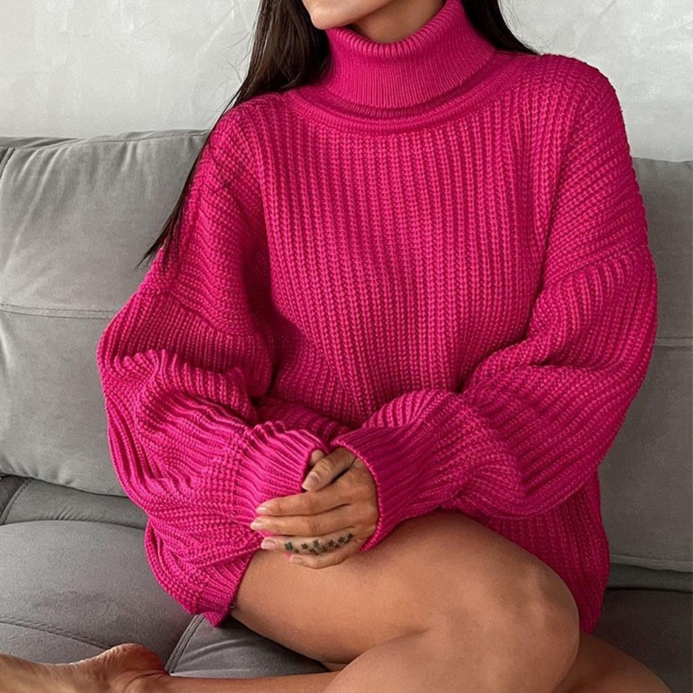 Olivia - Strickpullover mit Rollkragen