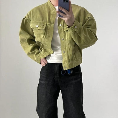 Elliot - Boxy Fit Jeansjacke im Washed-Look