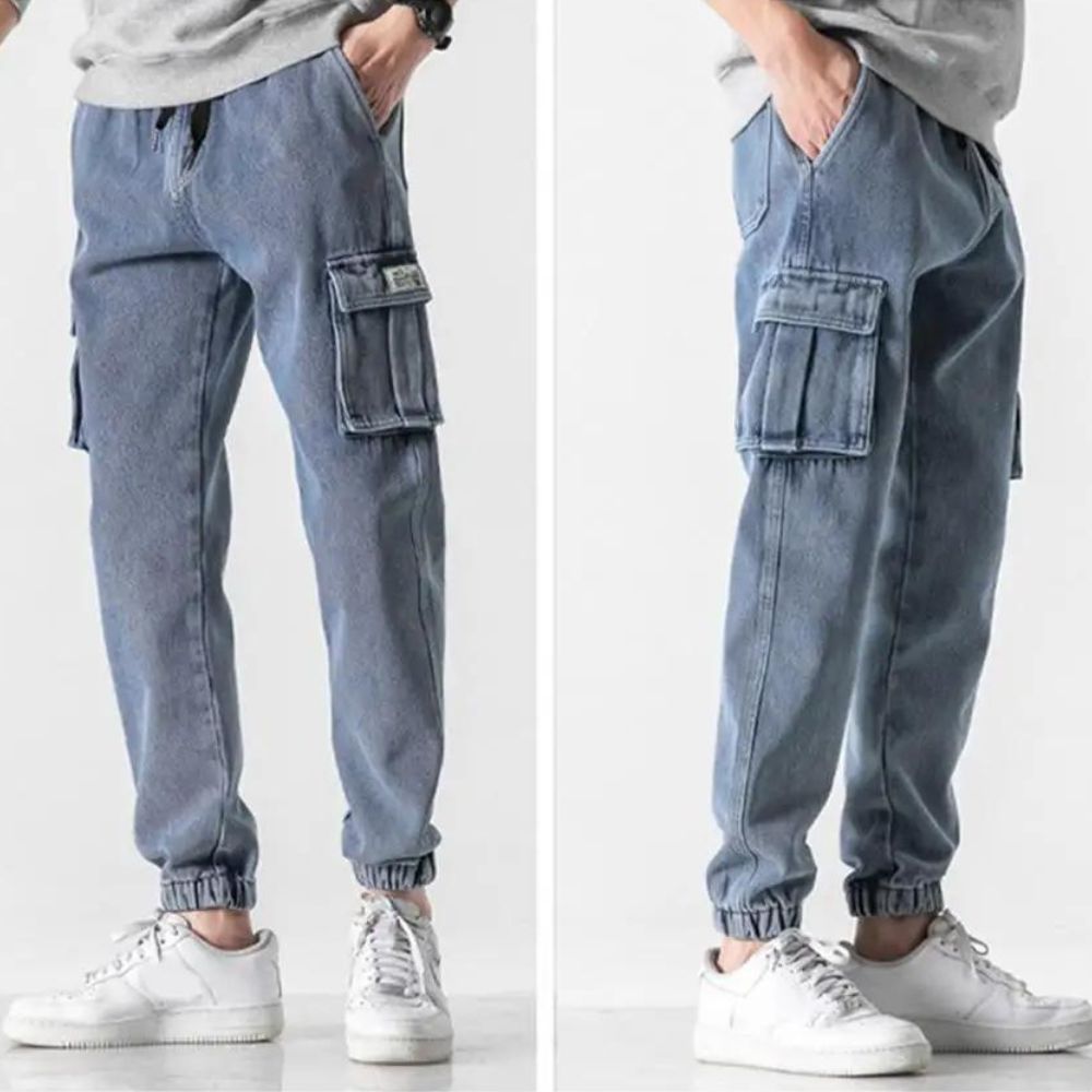 Mason - Denim-Hose mit elastischen Bündchen