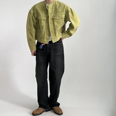 Elliot - Boxy Fit Jeansjacke im Washed-Look