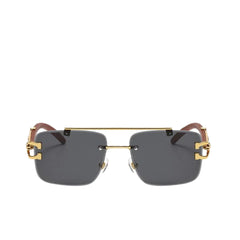 Raver - Piloten-Sonnenbrille mit goldenem Rahmen