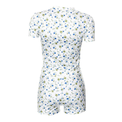 Felicity - Kurzärmliger Playsuit mit Blumenmuster