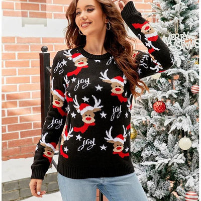 Noelle - Festlicher Pullover mit Weihnachtsmotiv