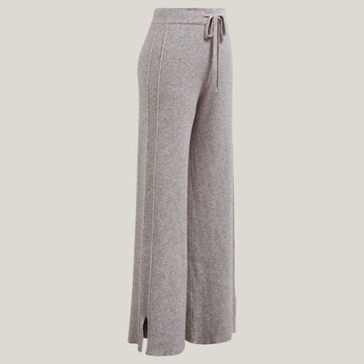 Juliette - Bequeme Strickhose mit weitem Bein und Kordelzug