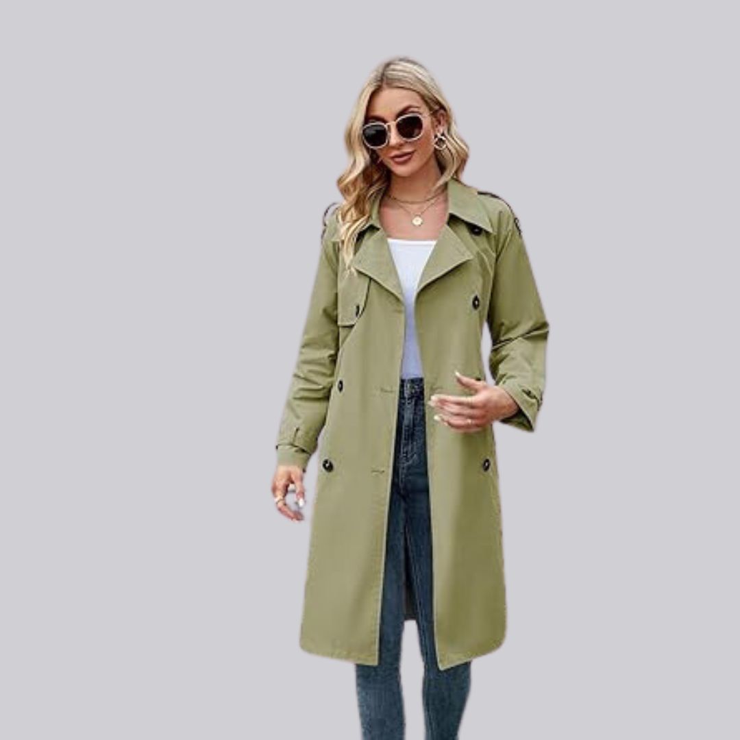 Sophie - Leichter Trenchcoat mit Knopfverschluss