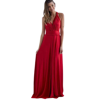 Seraphina - Vielseitiges Plissee-Maxikleid in Mehreren Stilen