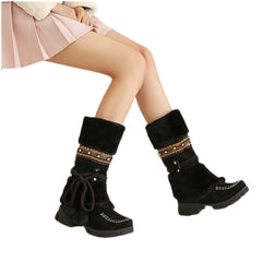 Madeline - Stiefel mit Fleecefutter bis zur Wade