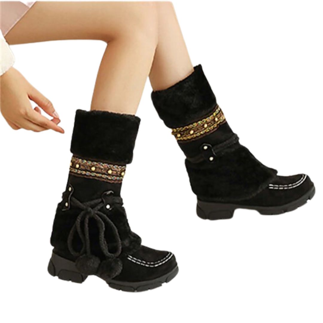 Madeline - Stiefel mit Fleecefutter bis zur Wade