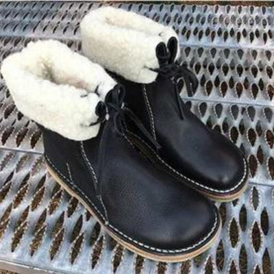 Felix - Winterfeste Schnürstiefel mit Fleece-Bündchen