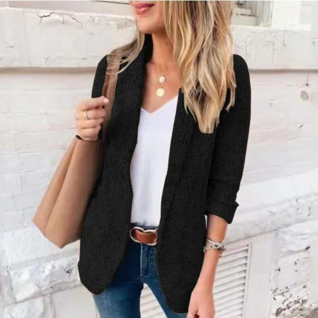 Olivia - Lässiger Bouclé-Blazer mit entspannter Passform