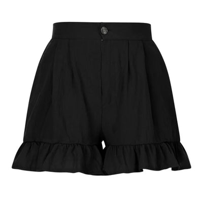 Emma - Shorts mit hoher Taille und gerüschtem Saum