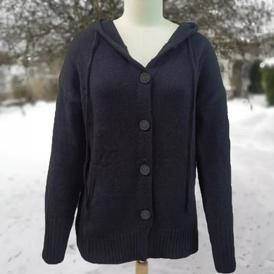 Cassa - Gemütlicher Strickcardigan mit Knopfleiste