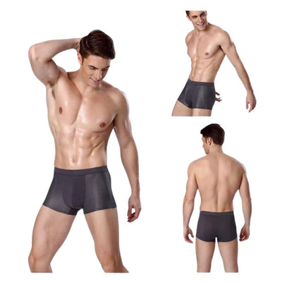 Ashton - Atmungsaktive Mesh-Boxershorts mit elastischem Bund