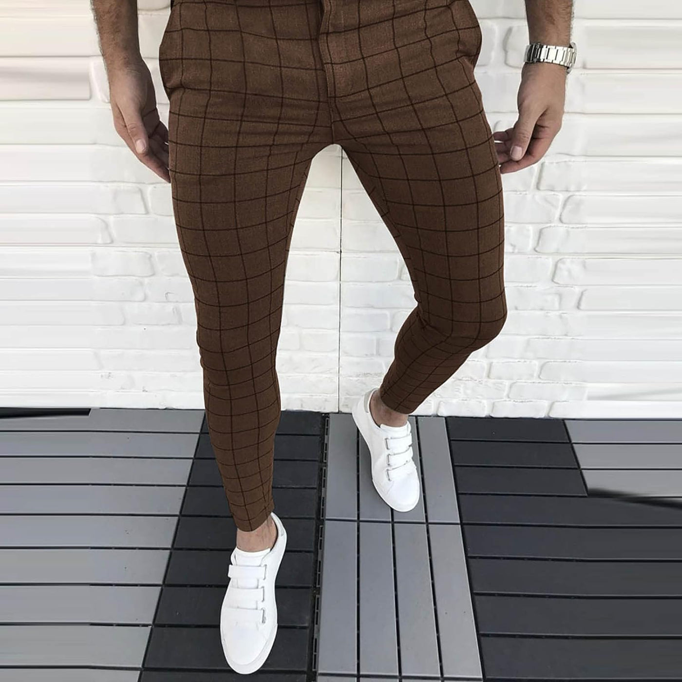 Mason - Moderne Slim-Fit-Karohose mit lässiger Eleganz