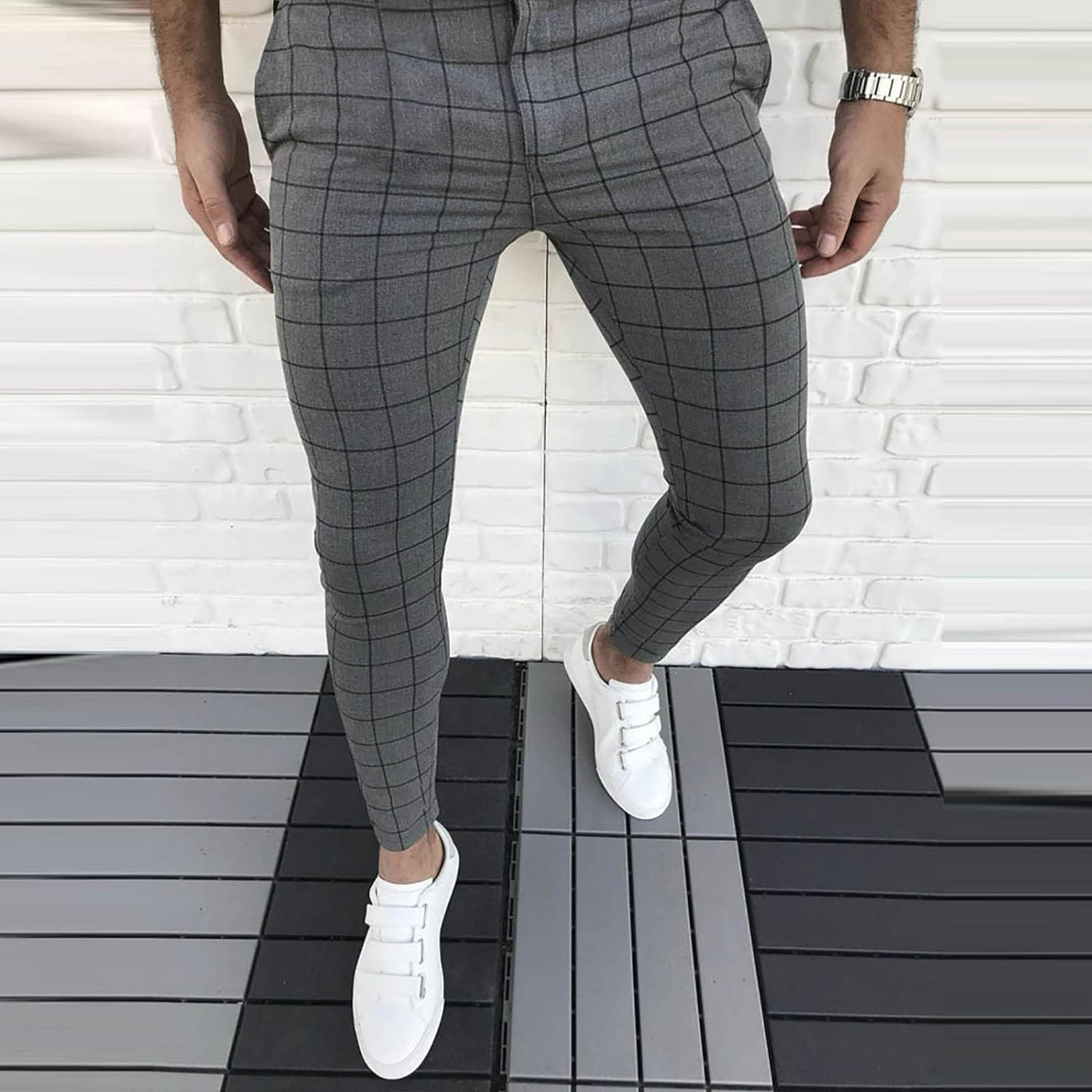 Mason - Moderne Slim-Fit-Karohose mit lässiger Eleganz