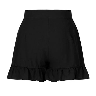 Emma - Shorts mit hoher Taille und gerüschtem Saum