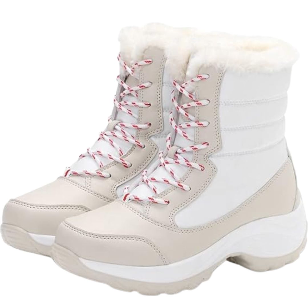 Hazel - Winterstiefel mit Plateau und Plüschfutter