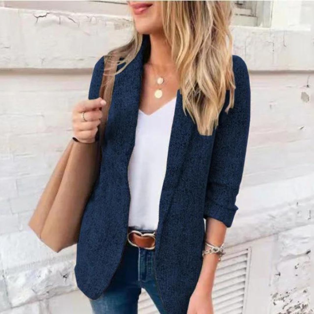 Olivia - Lässiger Bouclé-Blazer mit entspannter Passform