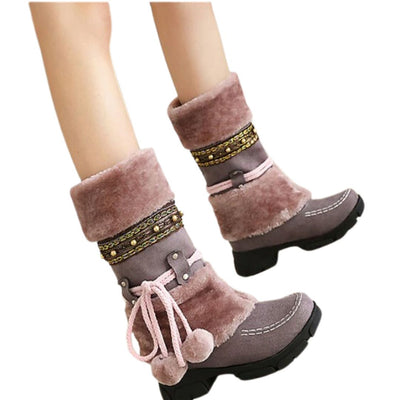 Madeline - Stiefel mit Fleecefutter bis zur Wade