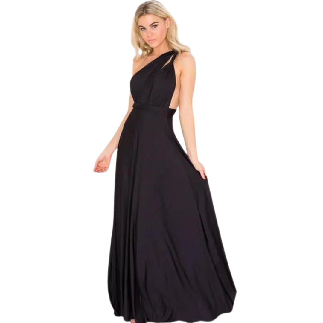 Seraphina - Vielseitiges Plissee-Maxikleid in Mehreren Stilen