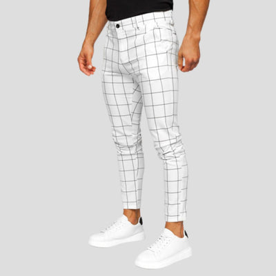 Mason - Moderne Slim-Fit-Karohose mit lässiger Eleganz