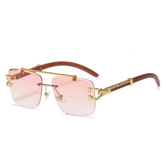 Raver - Piloten-Sonnenbrille mit goldenem Rahmen