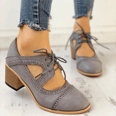 Ava - Oxford-Schuhe mit Absätzen