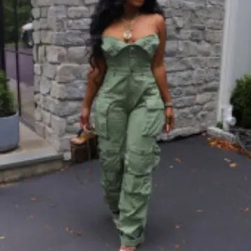 Naomi - Jumpsuit mit strukturiertem Bustier