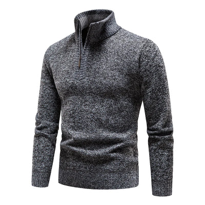 Dirk - Thermo Pullover mit halbem Reißverschluss