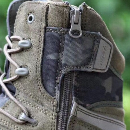 Maverick - Taktische Kampfstiefel mit verstärkter Sohle und Reißverschluss