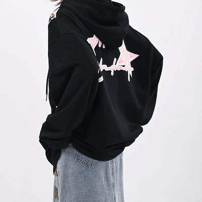 Aria - Oversized Hoodie mit Grafikdruck