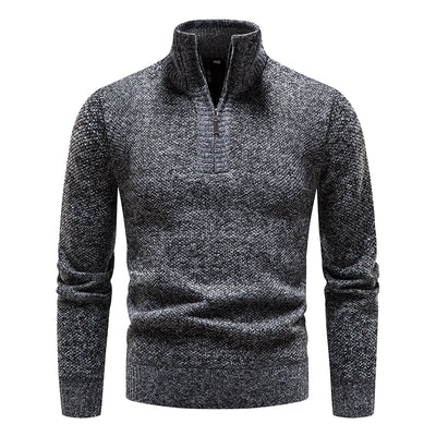 Dirk - Thermo Pullover mit halbem Reißverschluss