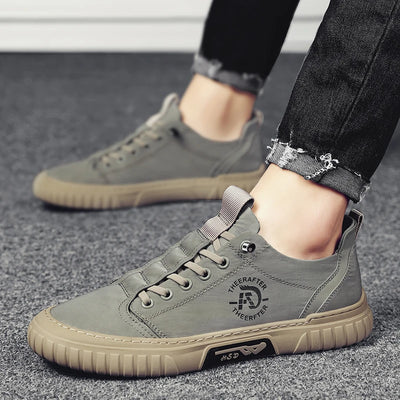 Griffin - Trendige High-Top-Canvas-Sneaker mit Klettverschluss-Details