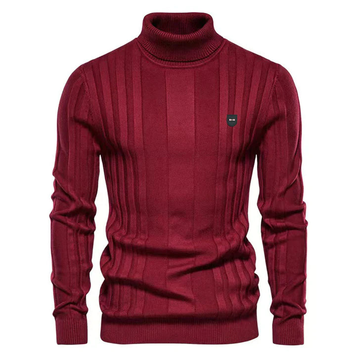 Ethan - Gerippter Rollkragenpullover