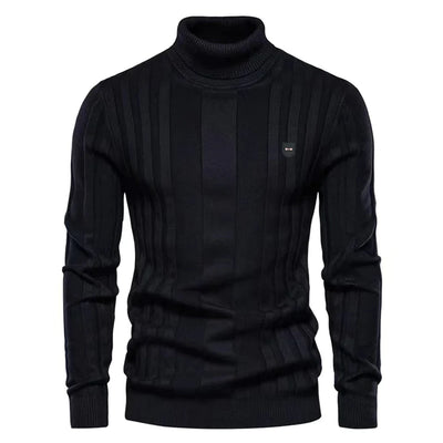 Ethan - Gerippter Rollkragenpullover