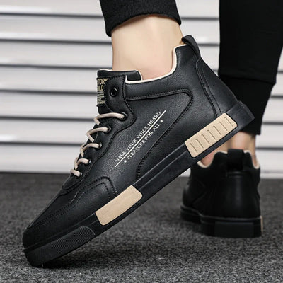 Caden - High-Top Retro Sneaker mit Kontrastdetails