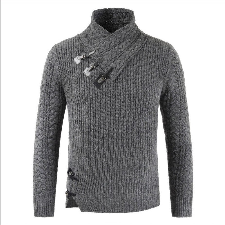 Abel - Grobstrickpullover mit Zopfmuster