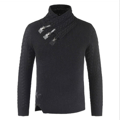 Abel - Grobstrickpullover mit Zopfmuster