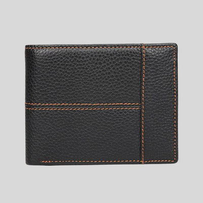 Maxwell - Echtes Leder Bifold Geldbörse mit Ausweisfenster