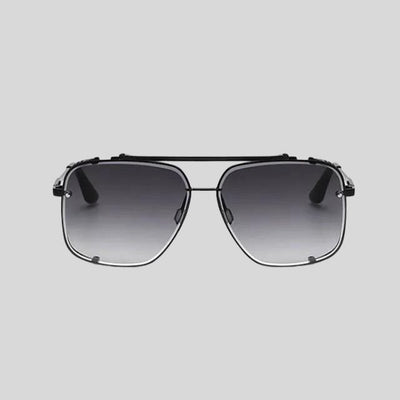 Vista - Zeitgenössische Piloten-Sonnenbrille mit Mesh-Seitenschutz