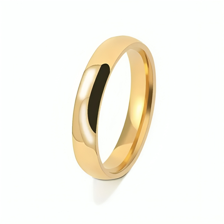 Celestia - Eleganter Bandring mit poliertem Finish