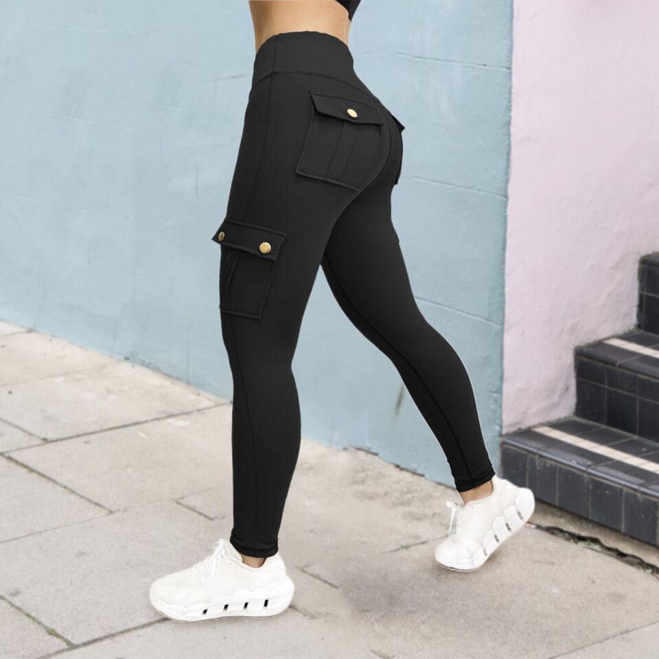 Nicole's Sport-Leggings mit Taschen