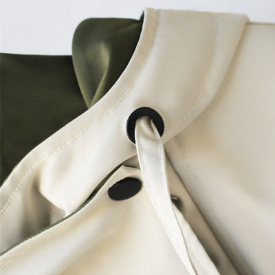 Cecilia - Raffinierter Bicolor-Windbreaker mit Seitentaschen